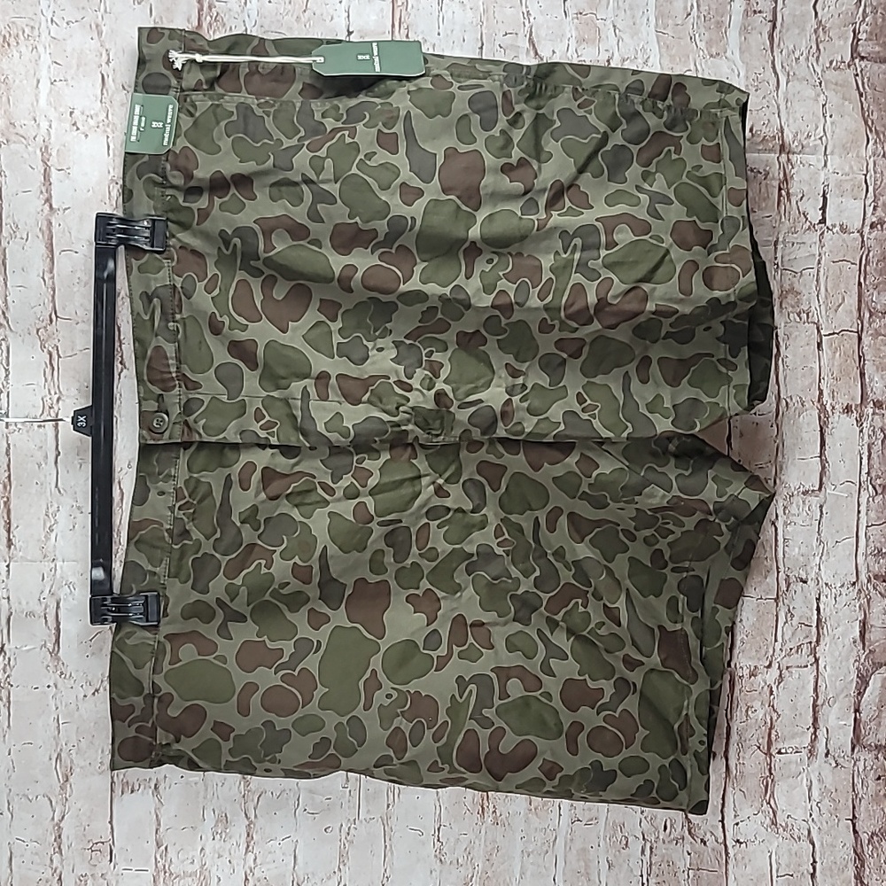 Mutual weave camo chino broad shorts men's sz 48 new with tags nwt